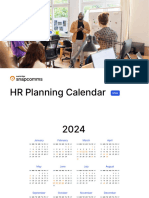 HR Planning Calendar