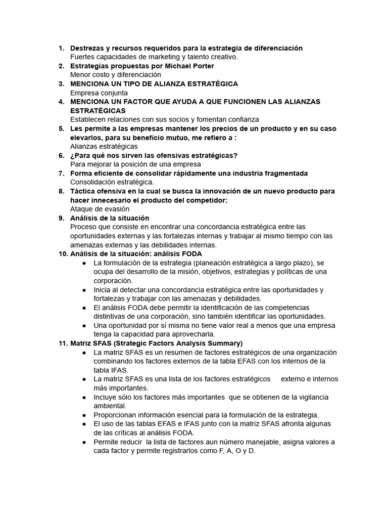 Estrategias de Investigación Empresarial | PDF | Análisis FODA | Business