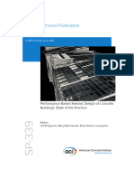 Performance-Based Seismic Design of Concrete Buildings State of the Practice - SP-339