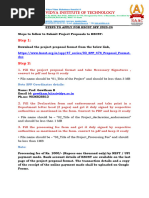 KSCST Student Project Proposal 2025-2026 | PDF