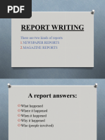 Report Writing