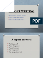 Report Writing