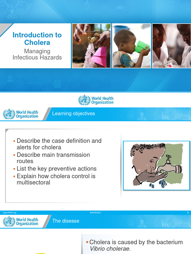 Introduction To Cholera: Managing Infectious Hazards | PDF | Cholera ...