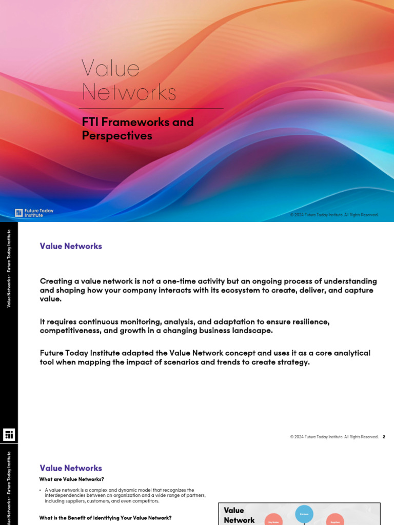Value Network Mapping Strategies | PDF | Business | Business Economics