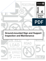 4. Ground-mounted Sign and Support Inspection and Maintenance