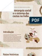 A Hierarquia Social e Sistema Das Castas Na Índia