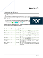 Week 4 1 Logical Functions (1)