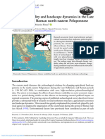 Climate Variability and Landscape Dynamics in the Late Hellenistic and Roman North-Eastern Peloponnese