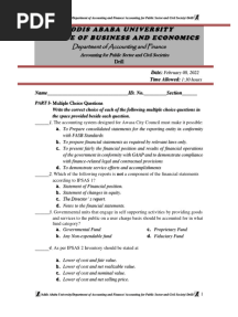 Public Final Exam