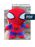 Pelucia Homem Aranha Amigurumi Receita