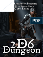 2D6 Dungeon Core Rules Version 0999