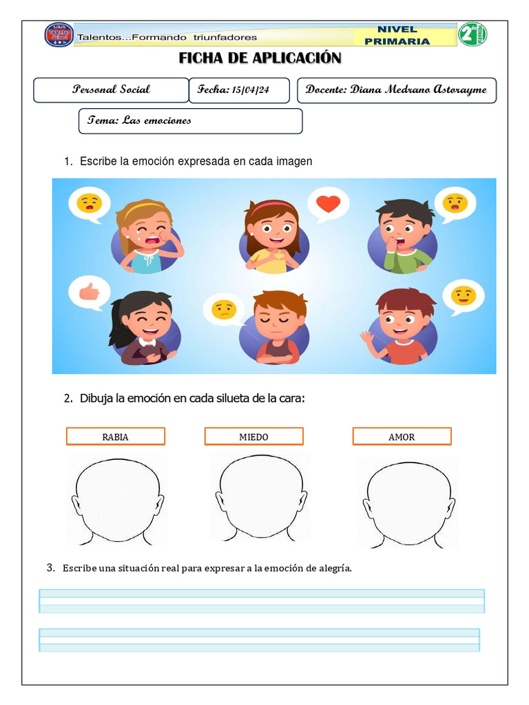 Semana 7 Ficha Personal Social 15 de Abril | PDF | Ciencia y matemáticas