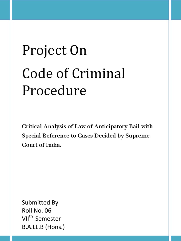Distinction Between Bail Types in India | PDF | Bail | Arrest