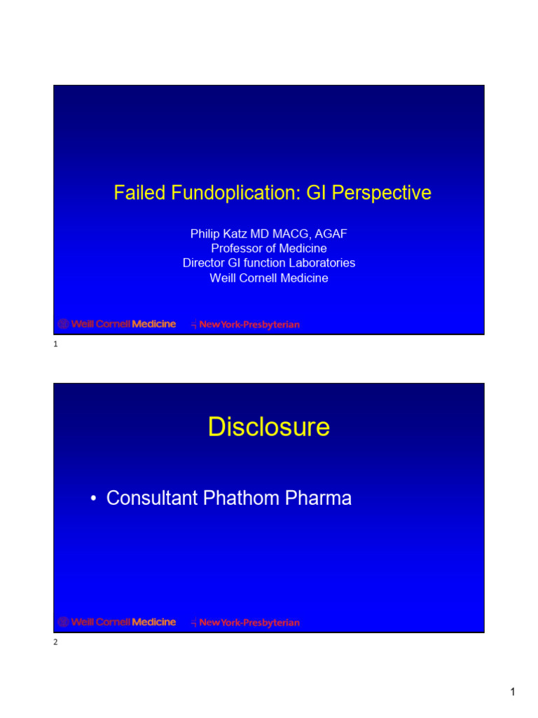 Katz Failed Fundoplication PDF Digestive Diseases Diseases And