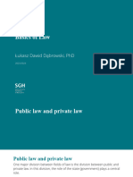 Basics of Law — Public&Private Law, Branches of Law