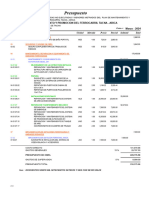 Presupuesto: 01 - Mantenimiento Y Promocion Del Ferrocarril Tacna - Arica Marzo - 2024