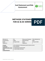 CRS-2306-MS-01 Method Statement For AC &DC Wiring