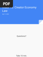 Week 13 - Cyber Law (E-01) (Spring 2024)