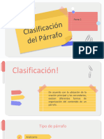 Parte 2 Clasificación Del Párrafo Enviar