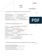 CBSE Sample Papers For Class 2 English With Solutions - Mock Paper 1