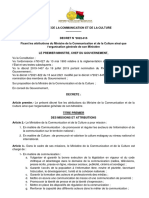 Organigramme MCC 2022-015 Du 12 Janvier 2022