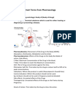 Pharmacology Imp Terms VT PDF
