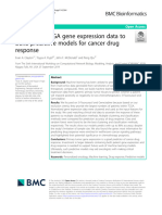 Leveraging TCGA Gene Expression Data To Build Predictive Models For Cancer Drug Response