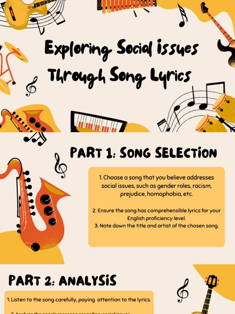 Exploring Social Issues Through Song Lyrics Pdf