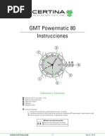 Certina User Manual 363 Es