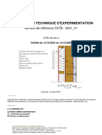 Appreciation Technique D'Experimentation: Numéro de Référence CSTB: 3231 - V1