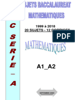 Sujets Maths Serie a Complet