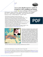 Agricultural Terraces in the Mediterranean: Medieval Intensification Revealed by OSL Profiling and Dating