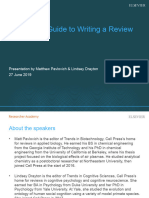 Editor's Guide To Writing A Review - PPT