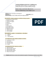 Roteiro Tegumento e Vias de Adminstração