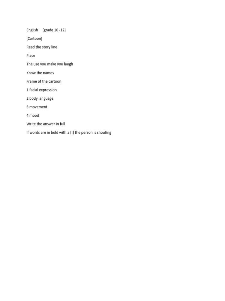 English (Cartoons) | PDF | Language Arts & Discipline | Poetry