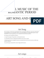 Vocal Music of The Romantic Period Art Song and Opera q4 l1 For Students