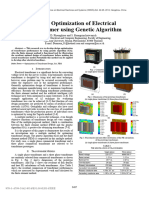 Design Optimization of Electrical Transformer Using Genetic Algorithm Phaengkieo2014