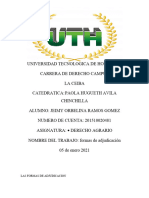 Tarea Agrario Formas de Adjudicacion