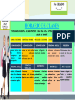 Horario de Clases 15 - 19 Abril