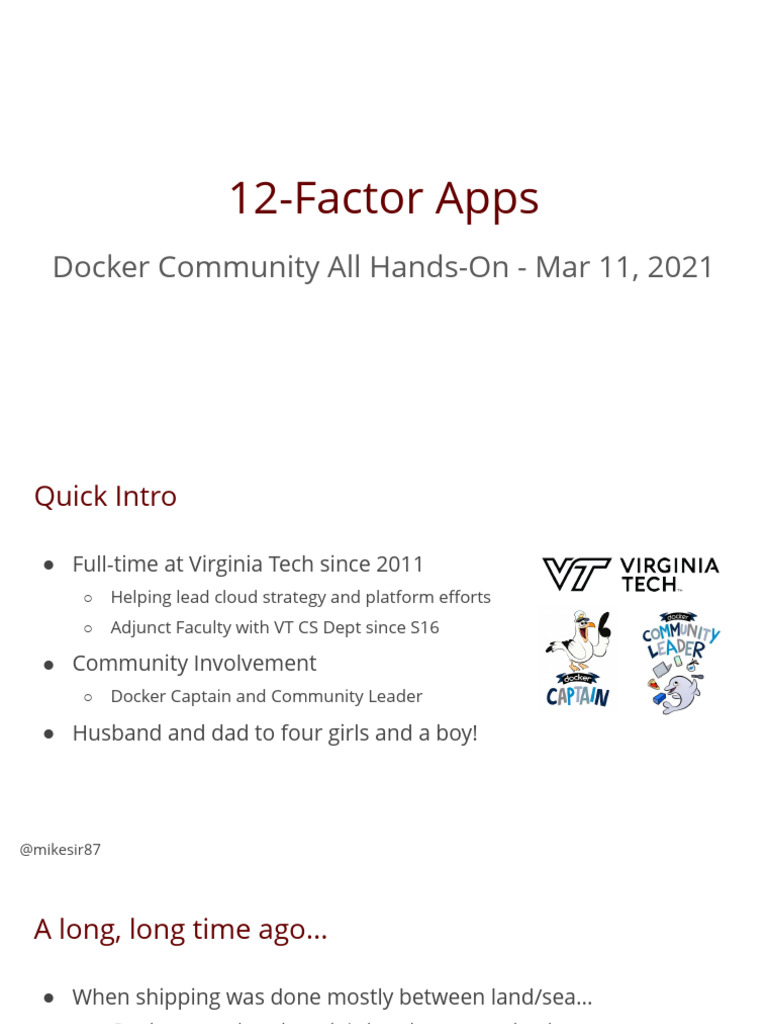 12-Factor App Principles Explained | PDF | Application Software ...