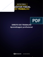 DIREITO DO TRABALHO - Aprendizagem Profissional