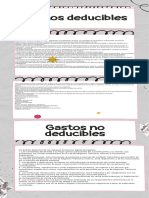 INFOGRAFIA GASTOS DEDUCIBLES Y NO DEDUCIBLES