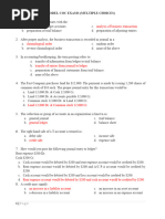 Model Exit Exam 3