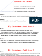 Key Quotations - Act 1
