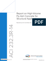 نسخة من 232.3R-14 Report on High-Volume Fly Ash Concrete for Structural Applications