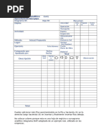 Formato DOP para Diagrama de Operaciones | PDF