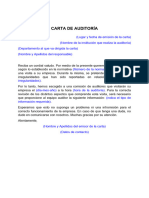 Carta de Auditoria