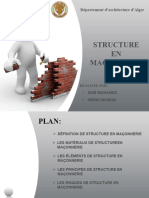 Structure en Maconnrei