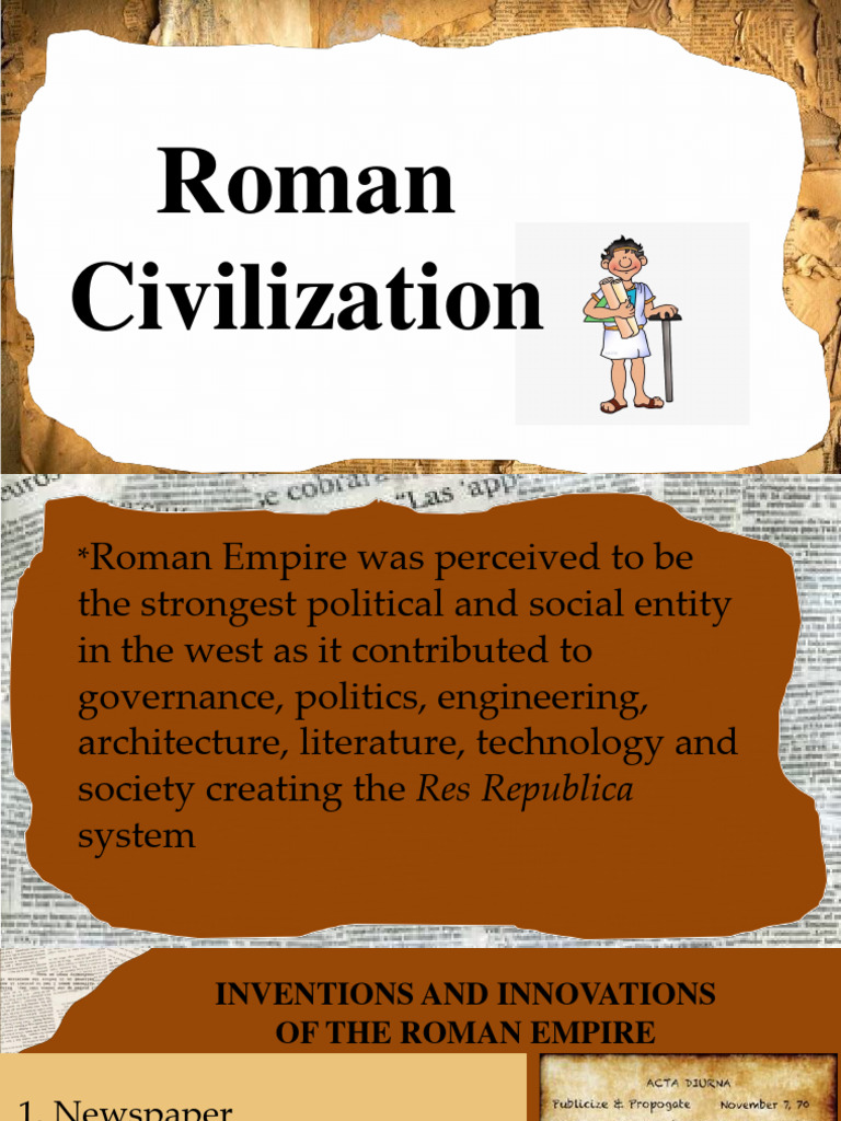 Roman Civilization1 | PDF | Ancient Rome | Roman Empire