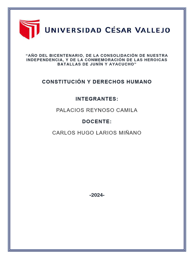 Año Del Bicentenario | PDF | Derechos humanos | Justicia